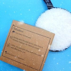 Microfiber Makeup Remover Round - White